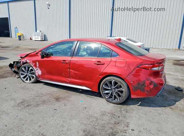 JTDS4MCE1MJ057660 2021 TOYOTA COROLLA Red უკანა მარცხენა