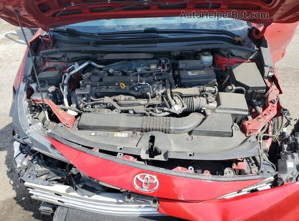 JTDS4MCE1MJ057660 2021 TOYOTA COROLLA Red უკანა სალონის ხედი