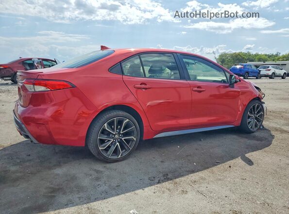 JTDS4MCE1MJ057660 2021 TOYOTA COROLLA Red უკანა მარჯვენა