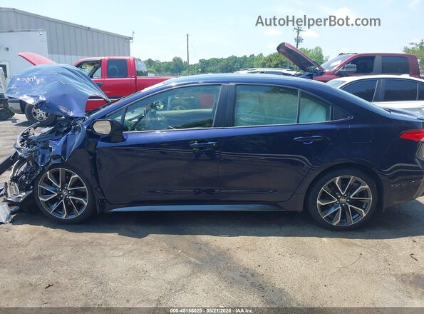 JTDS4MCE1MJ068657 2021 TOYOTA COROLLA Dark Blue 