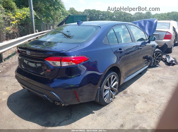 JTDS4MCE1MJ068657 2021 TOYOTA COROLLA Dark Blue Հետևի աջ