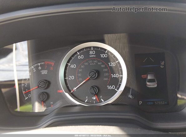 JTDS4MCE4N3501104 2022 TOYOTA COROLLA Silver უკანა სავარძლების ხედი