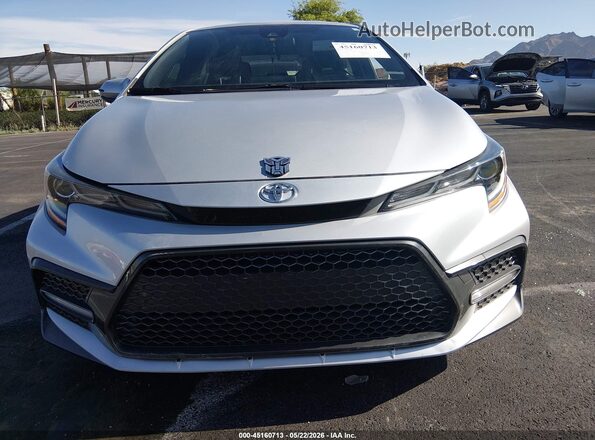 JTDS4MCE4N3501104 2022 TOYOTA COROLLA Silver ხელსაწყოთა პანელის ხედი