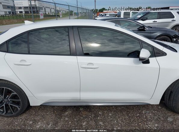 JTDS4MCE6MJ061817 2021 TOYOTA COROLLA White უკანა სალონის ხედი