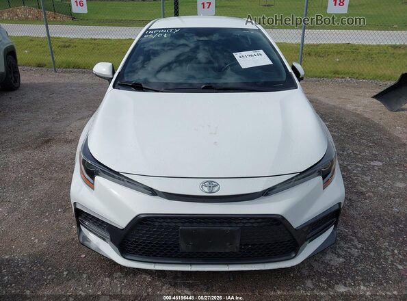 JTDS4MCE6MJ061817 2021 TOYOTA COROLLA White ხელსაწყოთა პანელის ხედი