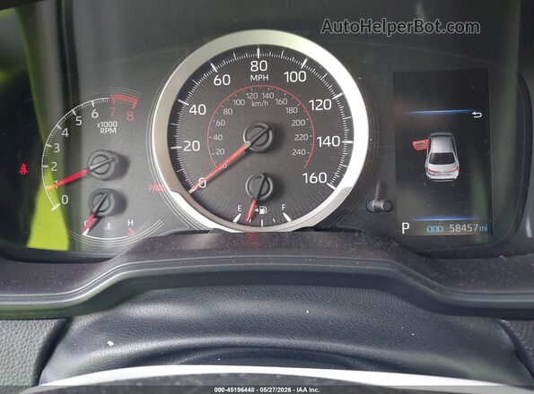 JTDS4MCE6MJ061817 2021 TOYOTA COROLLA White უკანა სავარძლების ხედი