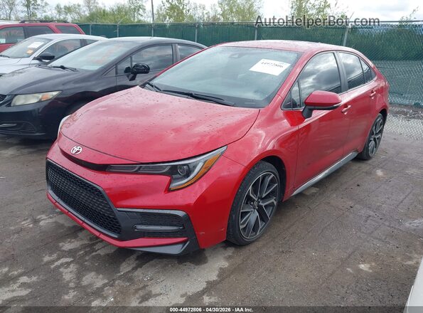 JTDS4MCE6MJ064796 2021 TOYOTA LL Red წინა მარცხენა ხედი სამი მეოთხედიდან