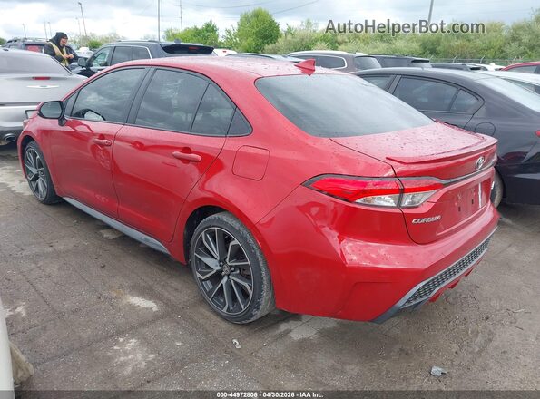 JTDS4MCE6MJ064796 2021 TOYOTA LL Red უკანა მარცხენა