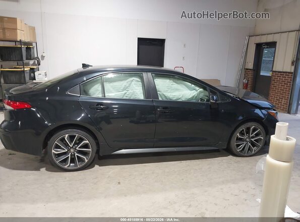 JTDS4MCE8MJ065285 2021 TOYOTA COROLLA Black Rear interior view