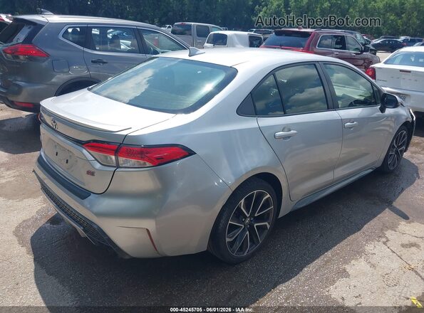 JTDS4RCE0LJ001284 2020 TOYOTA COROLLA Silver 
