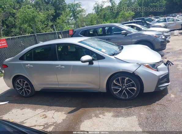 JTDS4RCE0LJ001284 2020 TOYOTA COROLLA Silver 