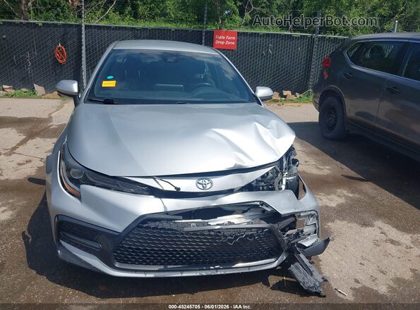 JTDS4RCE0LJ001284 2020 TOYOTA COROLLA Silver 