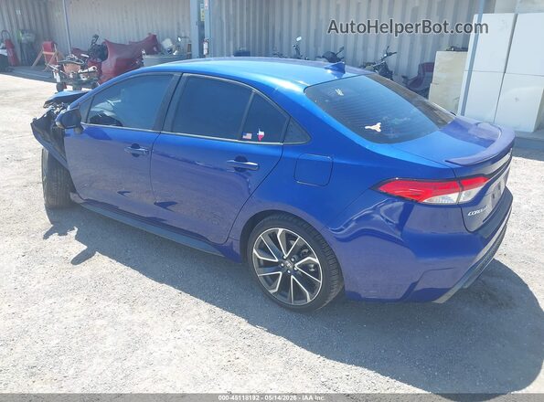 JTDS4RCE0LJ007893 2020 TOYOTA COROLLA Blue უკანა მარცხენა