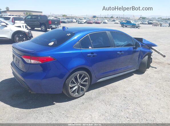 JTDS4RCE0LJ007893 2020 TOYOTA COROLLA Blue უკანა მარჯვენა