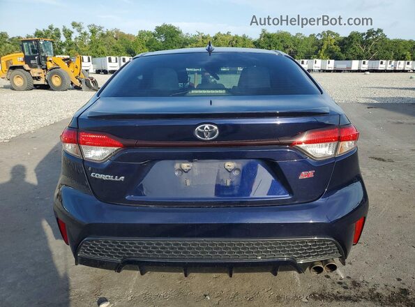JTDS4RCE1LJ037162 2020 TOYOTA COROLLA Blue Rear view