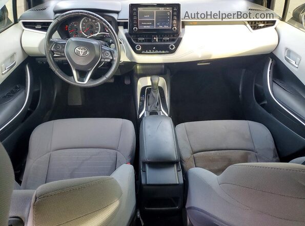JTDS4RCE1LJ037162 2020 TOYOTA COROLLA Blue Dashboard view