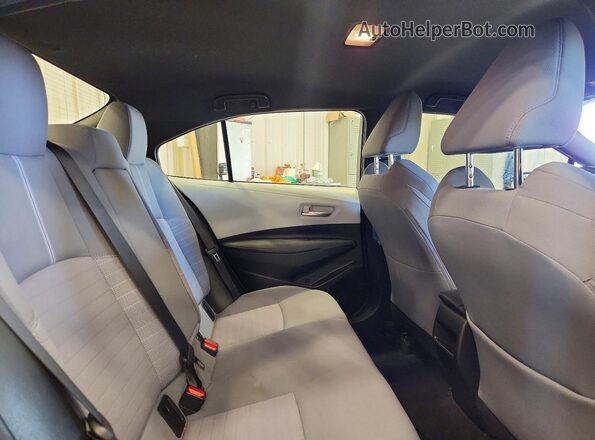 JTDS4RCE3LJ000369 2020 TOYOTA COROLLA White Вид задніх сидінь