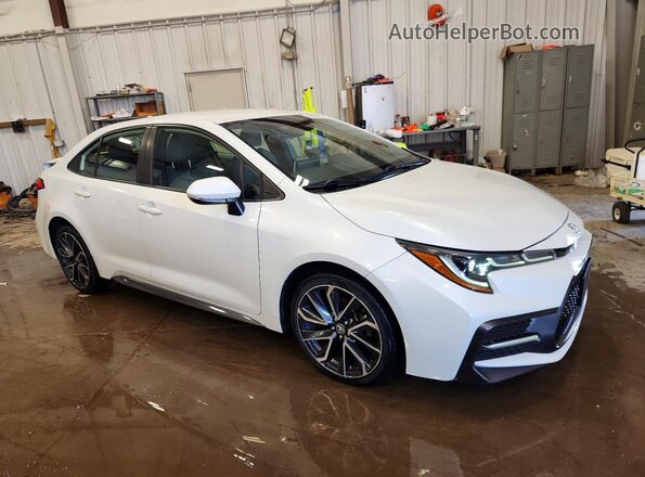 JTDS4RCE3LJ000369 2020 TOYOTA COROLLA White Передня права чверть