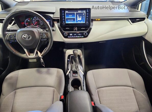 JTDS4RCE3LJ000369 2020 TOYOTA COROLLA White Вид панелі приладів