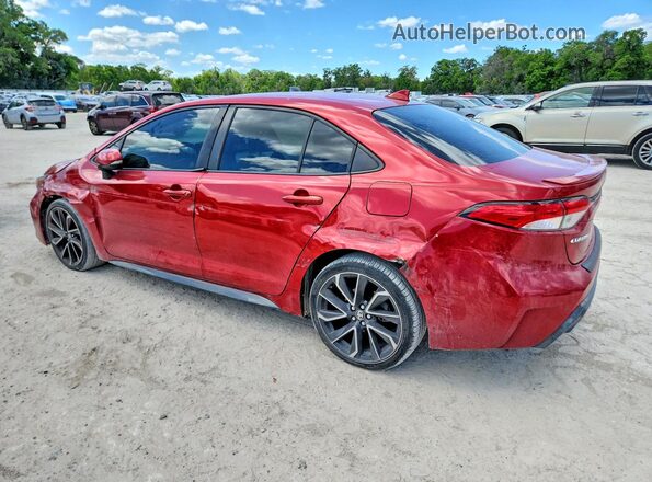 JTDS4RCE3LJ023375 2020 TOYOTA COROLLA Красный Задняя левая четверть