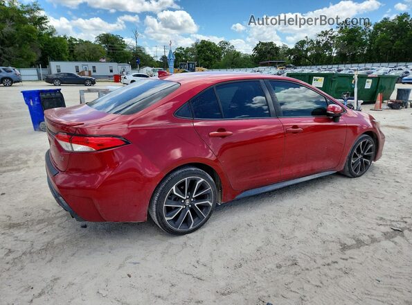 JTDS4RCE3LJ023375 2020 TOYOTA COROLLA Красный Задняя правая четверть