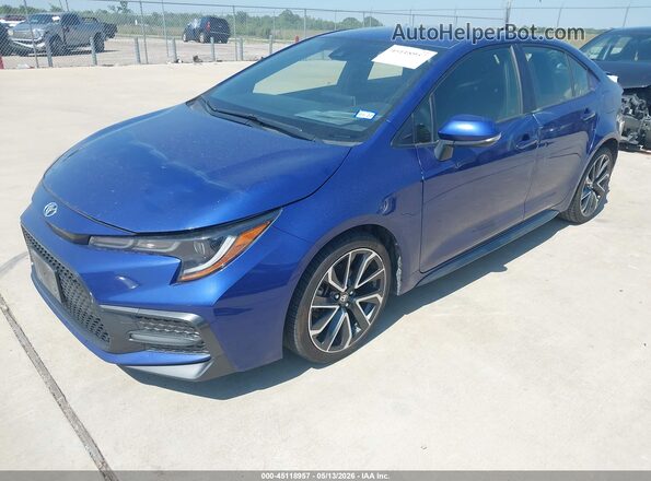 JTDS4RCE3LJ028771 2020 TOYOTA COROLLA Blue 