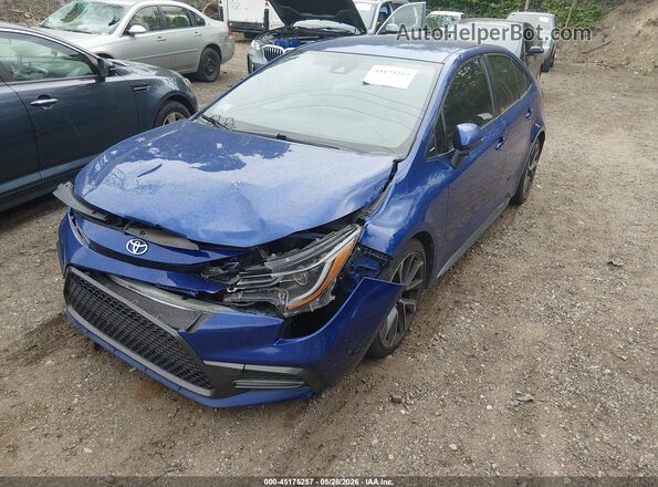 JTDS4RCE4LJ019786 2020 TOYOTA COROLLA Blue 