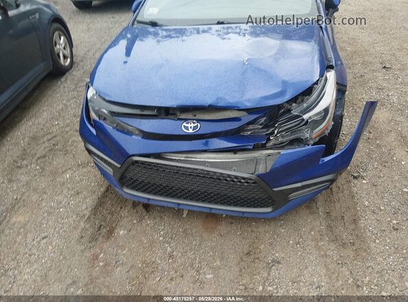 JTDS4RCE4LJ019786 2020 TOYOTA COROLLA Blue 