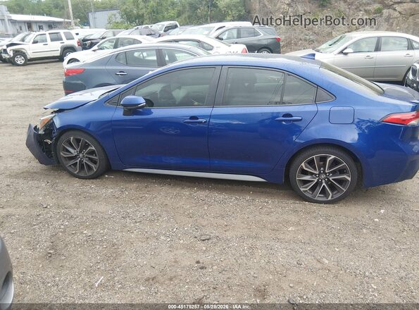 JTDS4RCE4LJ019786 2020 TOYOTA COROLLA Blue 