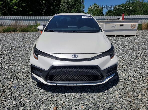 JTDS4RCE5LJ051789 2020 TOYOTA COROLLA White Widok z przodu