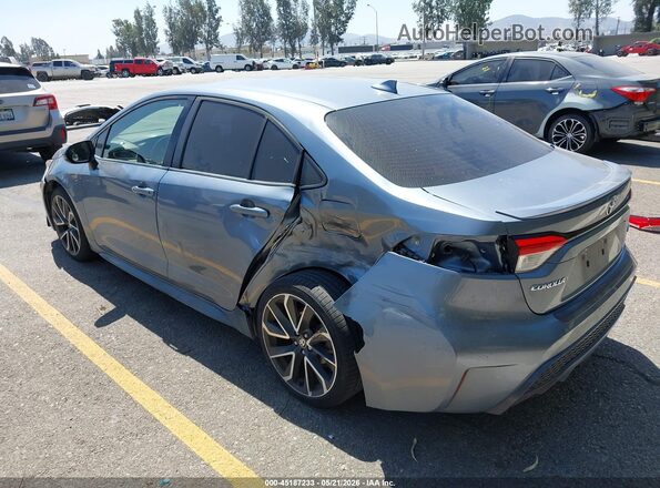 JTDS4RCE6LJ032216 2020 TOYOTA COROLLA Blue Trasero izquierdo