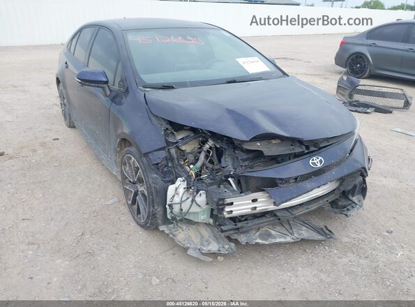 JTDS4RCE7LJ002304 2020 TOYOTA COROLLA Blue Widok z przodu