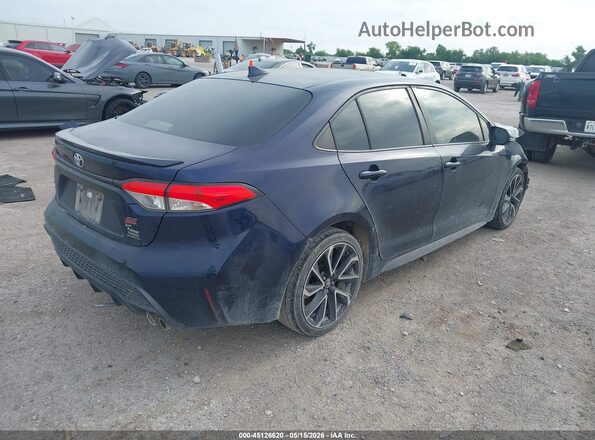 JTDS4RCE7LJ002304 2020 TOYOTA COROLLA Blue Tył prawy