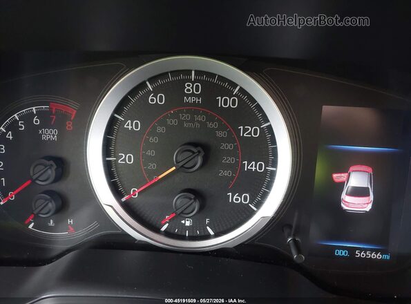 JTDS4RCE7LJ017384 2020 TOYOTA COROLLA Red Հետևի նստատեղերի տեսք