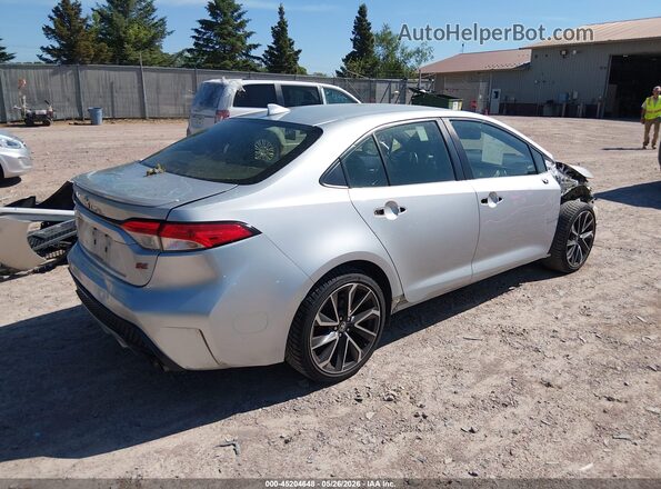 JTDS4RCE7LJ025808 2020 TOYOTA COROLLA Silver უკანა მარჯვენა