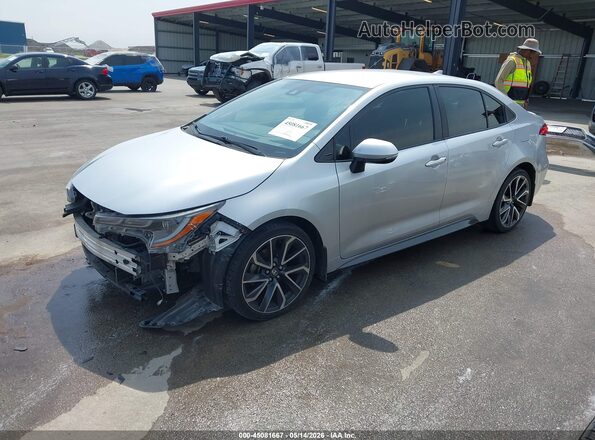 JTDS4RCE7LJ034363 2020 TOYOTA COROLLA Silver Przód lewy