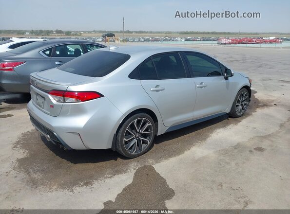JTDS4RCE7LJ034363 2020 TOYOTA COROLLA Silver Tył prawy