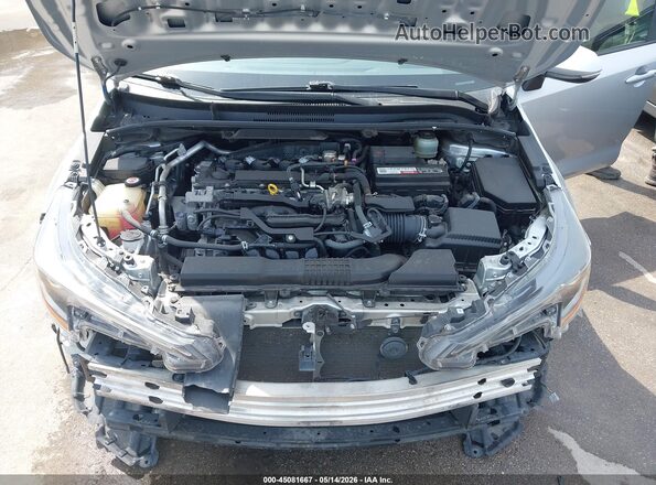 JTDS4RCE7LJ034363 2020 TOYOTA COROLLA Silver Widok z tyłu
