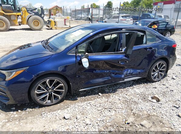 JTDS4RCE7LJ040860 2020 TOYOTA COROLLA Синий Вид спереди