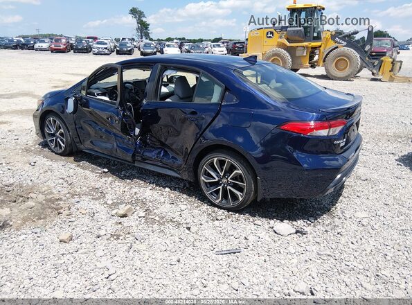 JTDS4RCE7LJ040860 2020 TOYOTA COROLLA Синий Задняя левая четверть