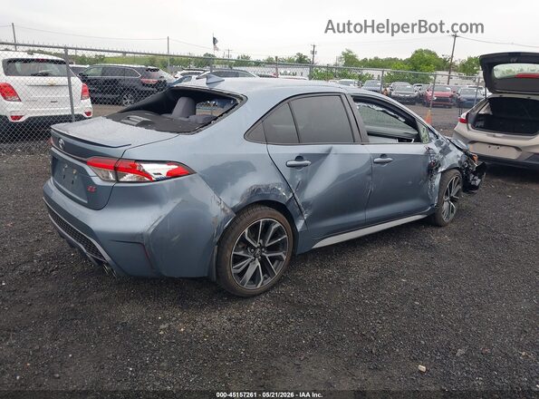 JTDS4RCE8LJ040690 2020 TOYOTA COROLLA Blue Հետևի աջ