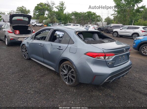 JTDS4RCE8LJ040690 2020 TOYOTA COROLLA Blue Դիմացի տեսք