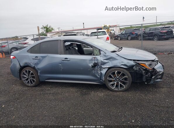 JTDS4RCE8LJ040690 2020 TOYOTA COROLLA Blue Սալոնի հետևի տեսք