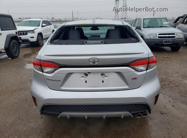 JTDS4RCE9LJ041959 2020 TOYOTA COROLLA Silver Вид ззаду