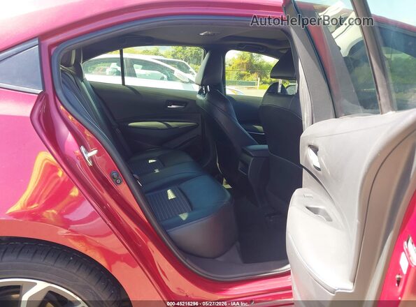 JTDT4MCEXNJ093966 2022 TOYOTA COROLLA Red VIN კოდის სტიკერის ხედი