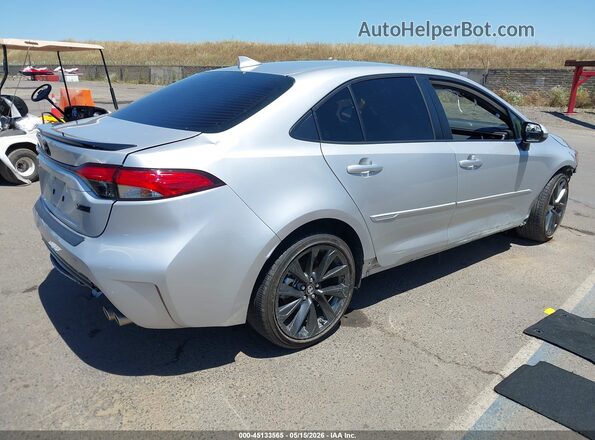JTDT4MCEXPJ101230 2023 TOYOTA COROLLA Silver Հետևի աջ