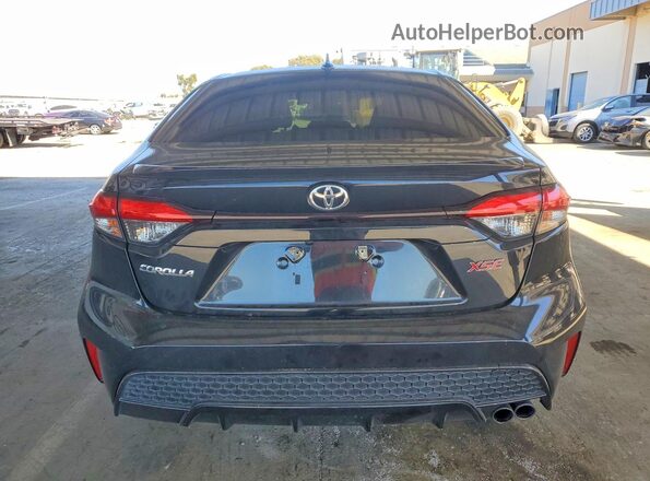 JTDT4RCE4LJ047558 2020 TOYOTA COROLLA Black Widok z tyłu