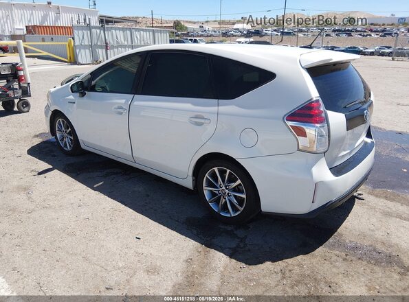 JTDZN3EU2HJ065802 2017 TOYOTA PRIUS V White Հետևի ձախ