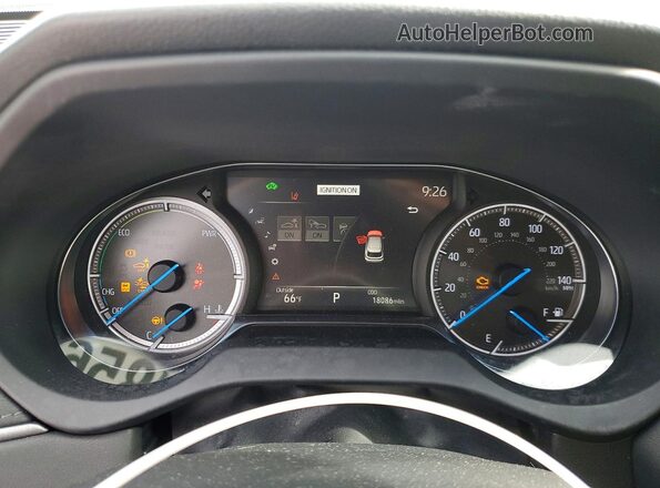 JTEAAAAH1PJ149657 2023 TOYOTA VENZA Silver Widok zestawu wskaźników