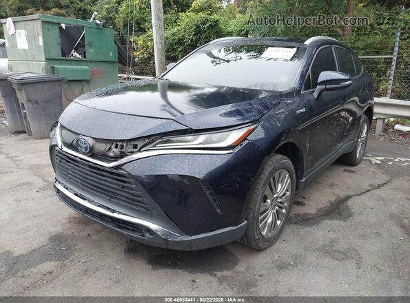 JTEAAAAH2MJ000752 2021 TOYOTA VENZA Blue წინა მარცხენა ხედი სამი მეოთხედიდან